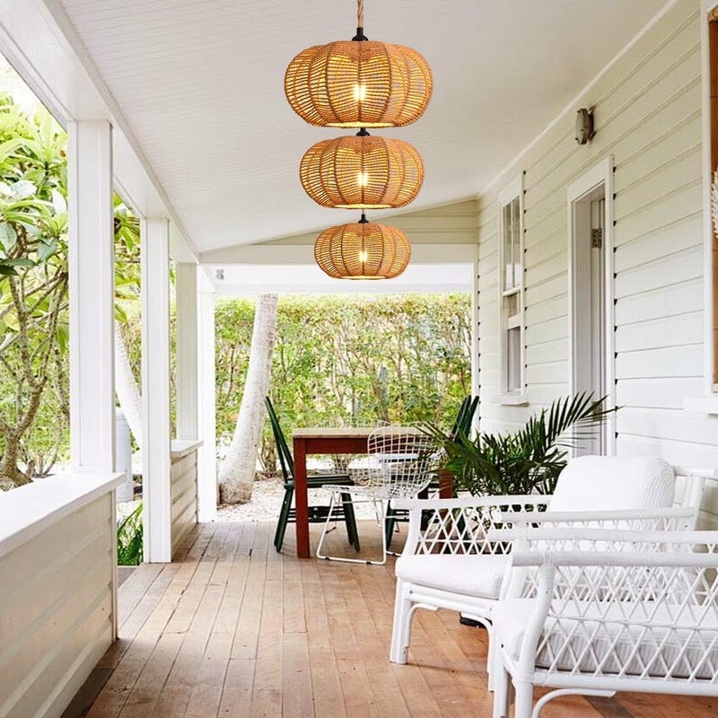 SHIWEIDA Industrial 15ft Pendant Light Cord -Plug in Hanging Light Fixture, 15FT Farmhouse Pendant Lamp Lights with Switch Cord for Kitchen Island Bedroom Living Room - Image 5